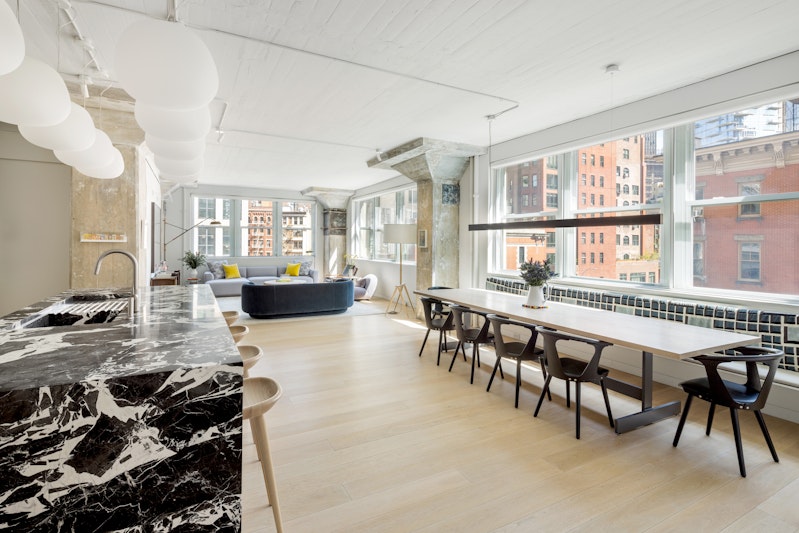 Rental Property at 25 North Moore Street 4B, Tribeca, Downtown, NYC - Bedrooms: 3 
Bathrooms: 3.5 
Rooms: 6  - $25,000 MO.