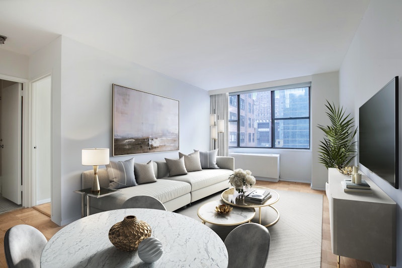 301 East 45th Street 12C, Midtown East, Midtown East, NYC - 1 Bedrooms  
1 Bathrooms  
3 Rooms - 