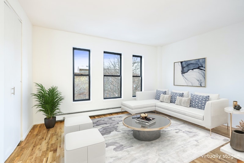 Rental Property at 67 President Street 19A2, Columbia St Waterfront District, Brooklyn, New York - Bedrooms: 2 
Bathrooms: 1 
Rooms: 4  - $4,500 MO.