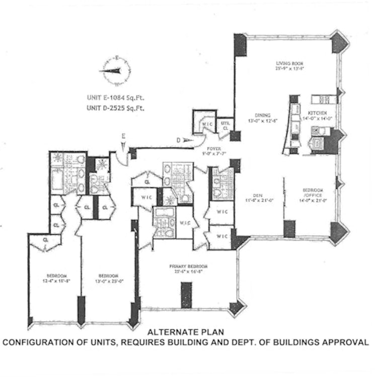 1 Central Park West 36D/E Central Park West New York NY 10023