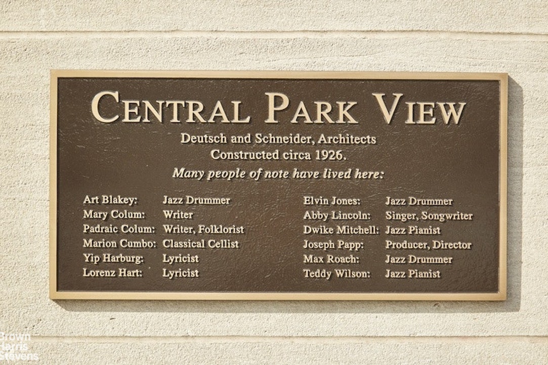 415 Central Park West 10E Central Park West New York NY 10025
