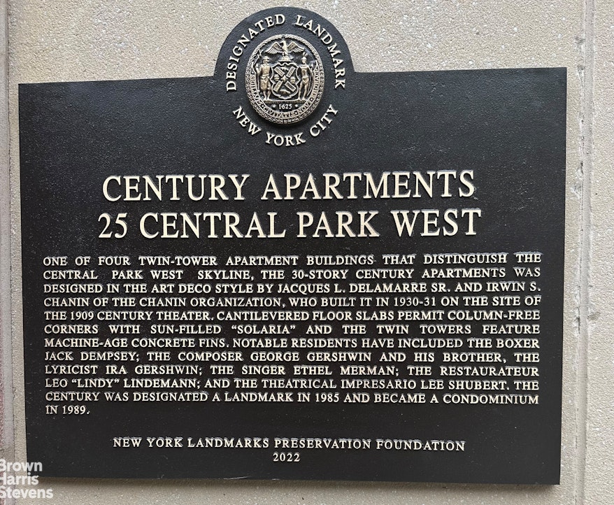 25 Central Park West 3N Central Park West New York NY 10023