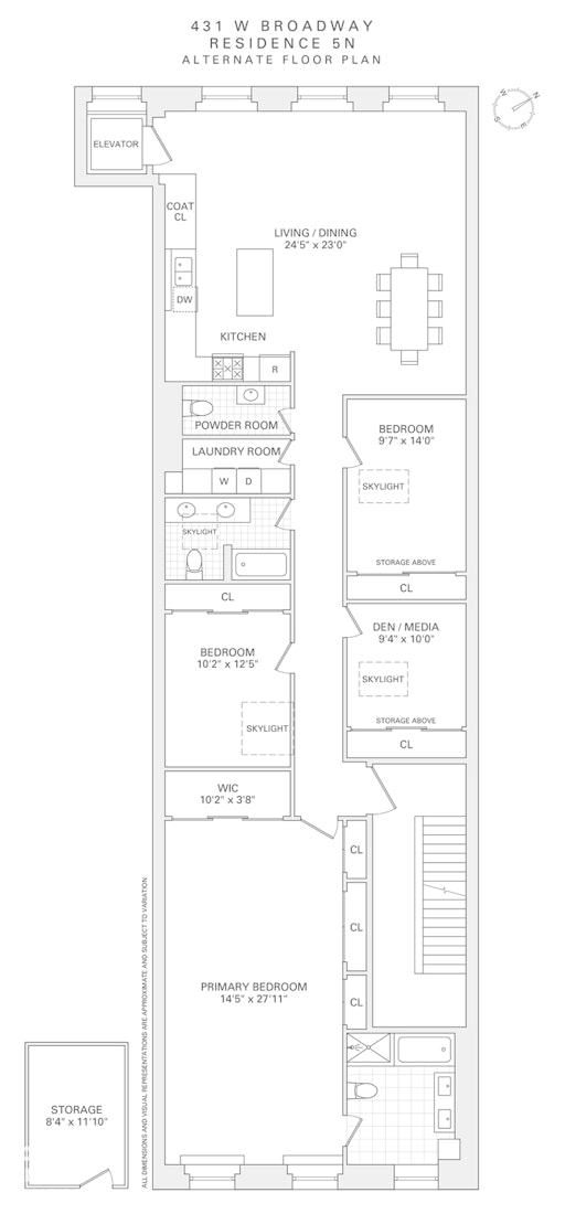 431 West Broadway 5N Soho New York NY 10012
