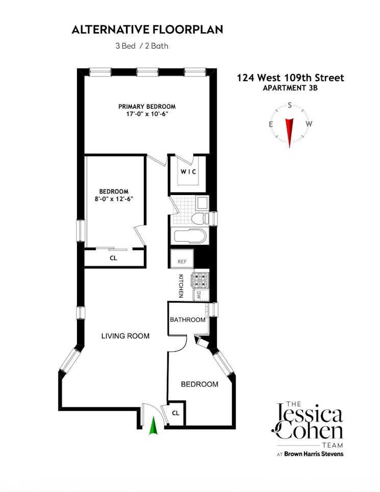 124 West 109th Street 3B Manhattan Valley New York NY 10025