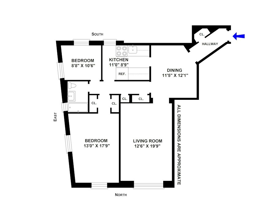 110-31 73rd Road 4D Forest Hills Queens NY 11375