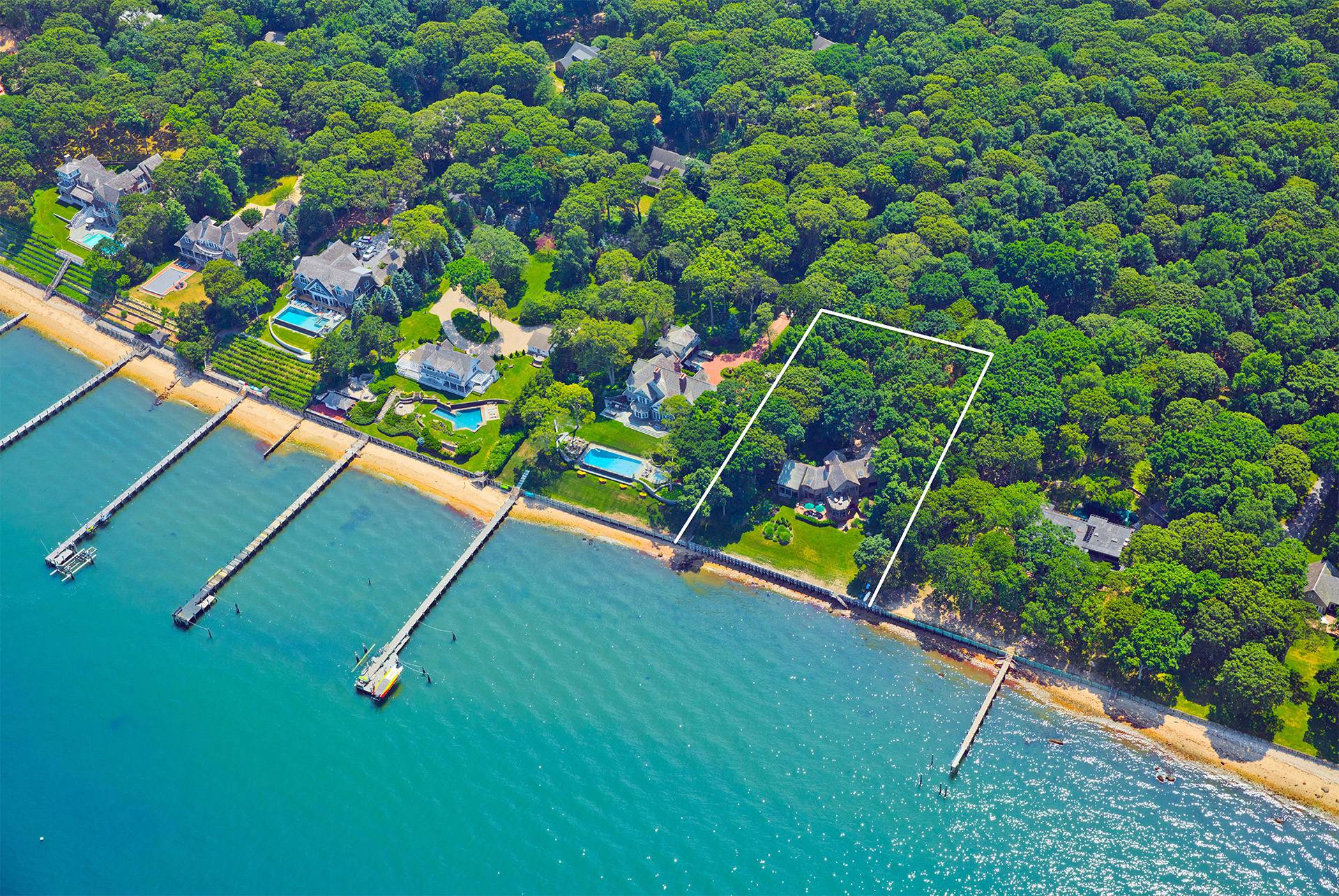 Property for Sale at 56 Forest Road, Sag Harbor, Hamptons, NY - Bedrooms: 5 
Bathrooms: 4  - $10,995,000