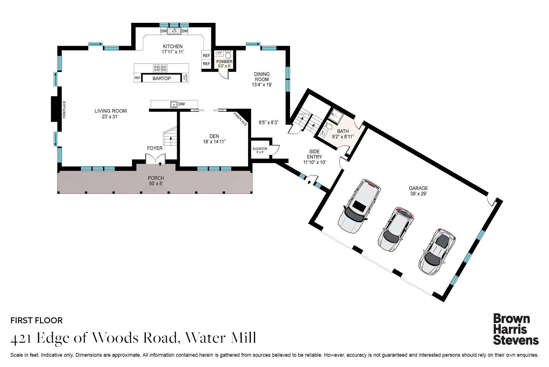 Floorplan for 421 Edge Of Woods Road