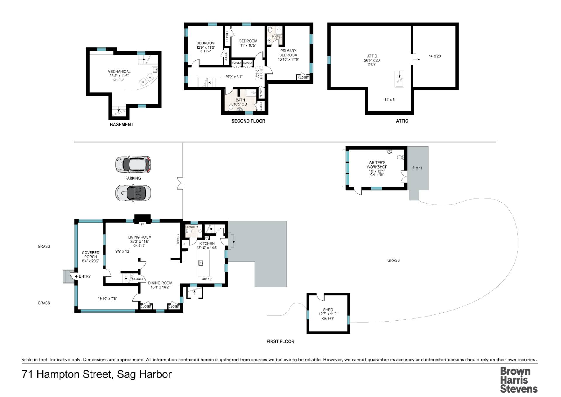 Floorplan for 71 Hampton Street