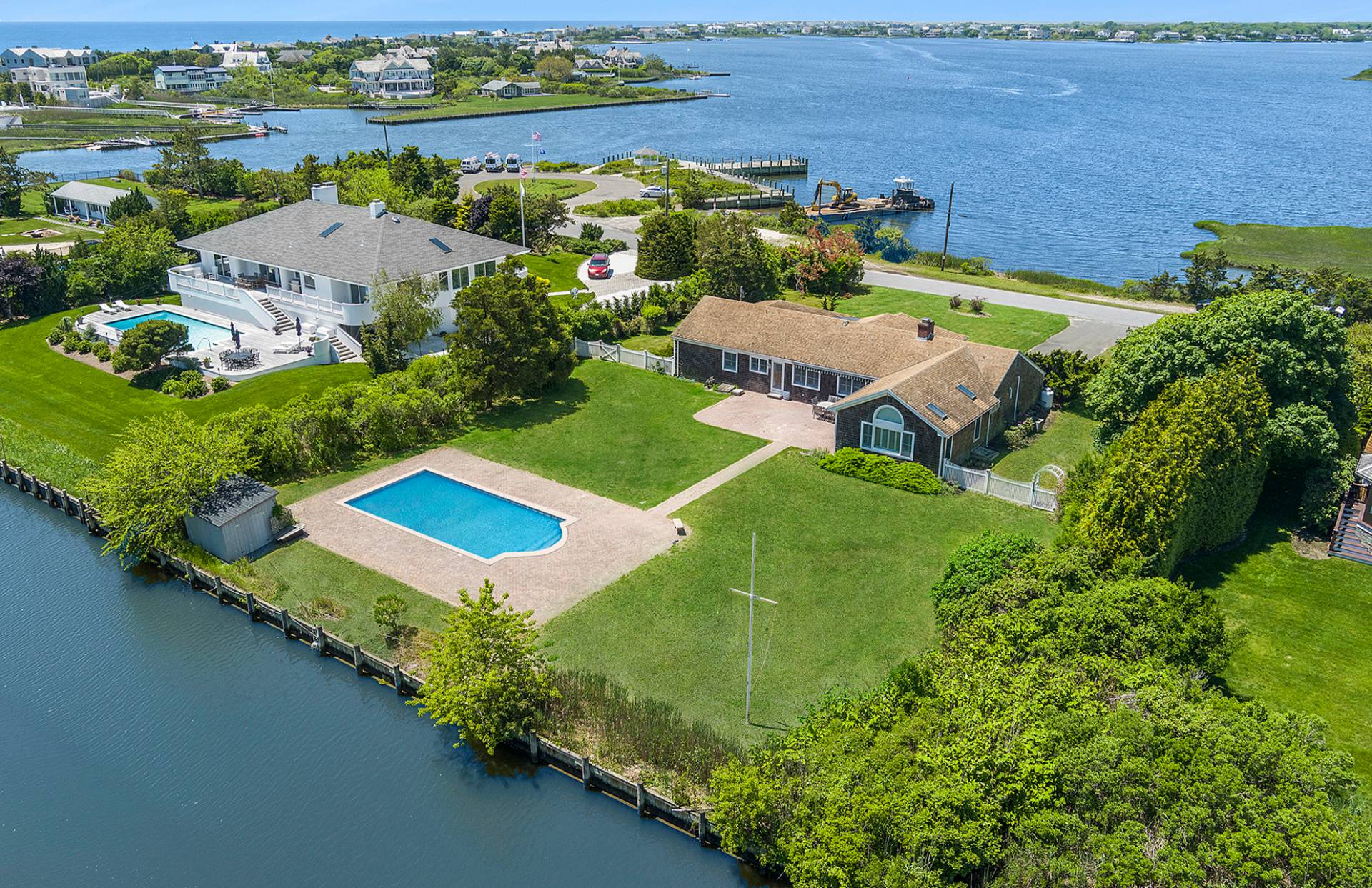 Property for Sale at 32 Quogo Neck Lane, Village Of Quogue, Hamptons, NY - Bedrooms: 3 
Bathrooms: 3  - $5,250,000
