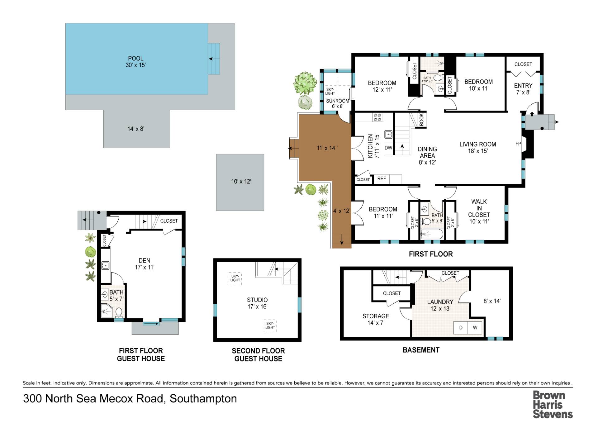 Floorplan for 300 North Sea Mecox Road