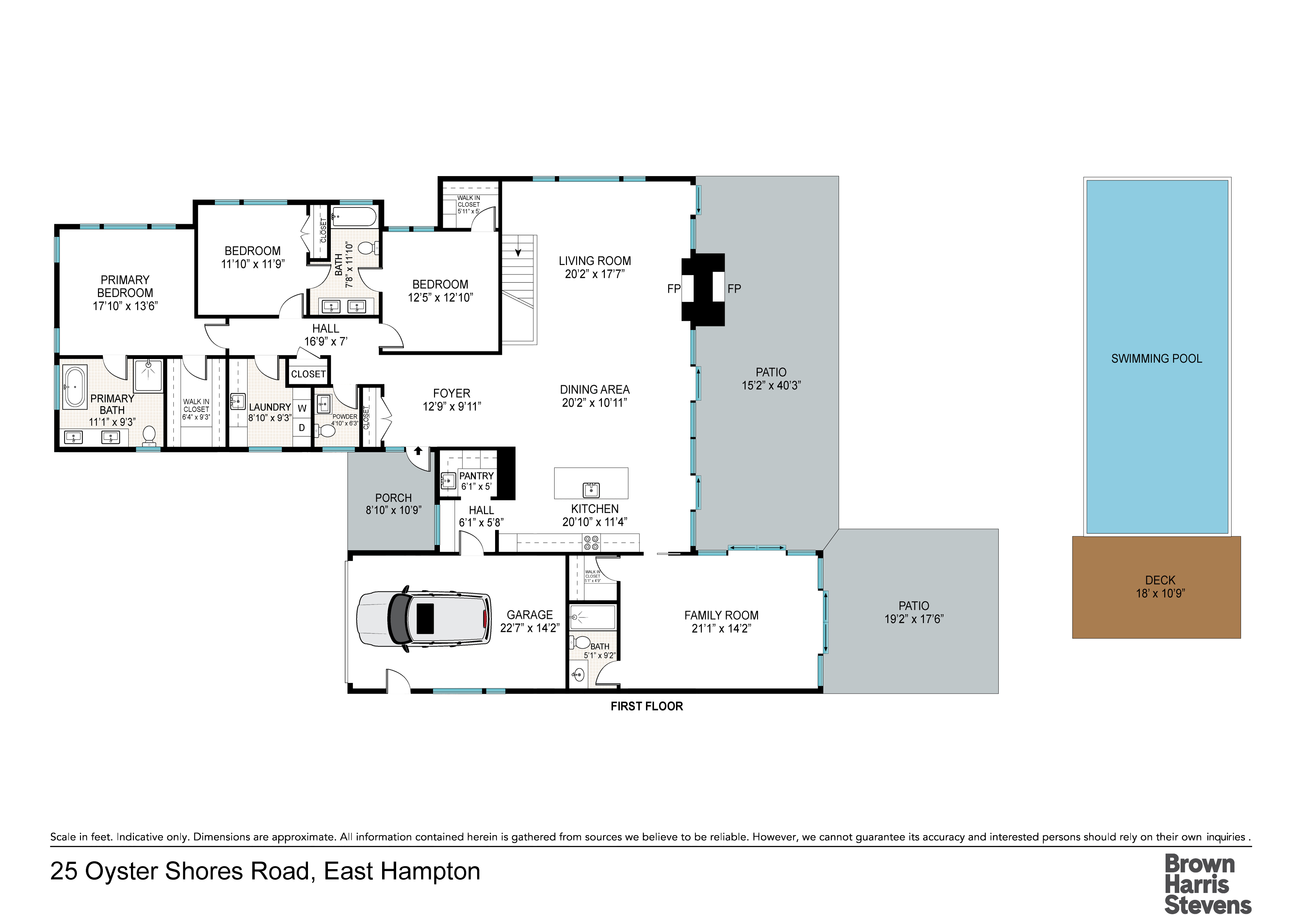 Floorplan for 25 Oyster Shores Road