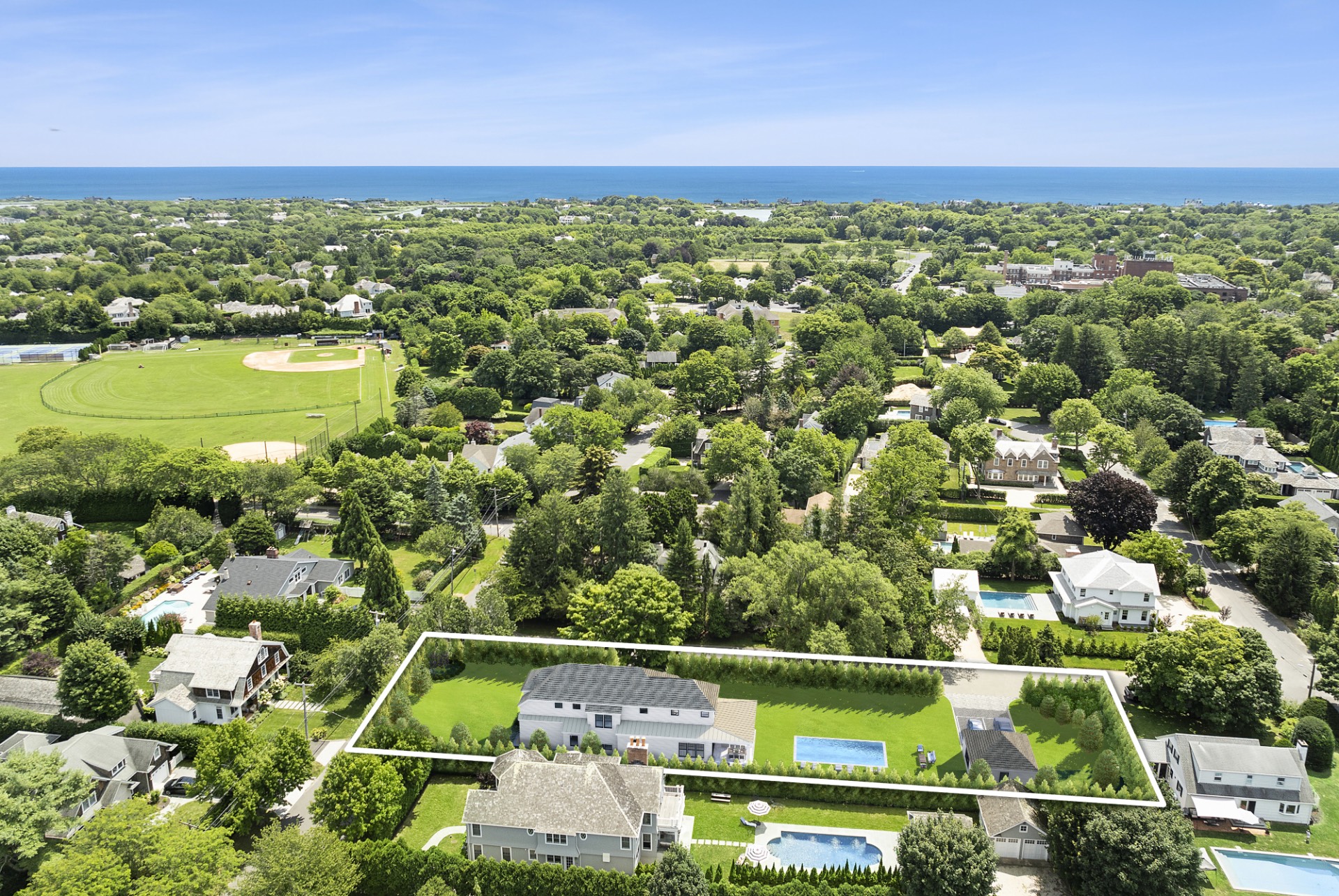 Property for Sale at 57 Old Town Rd, Village Of Southampton, Hamptons, NY - Bedrooms: 3 
Bathrooms: 2  - $2,750,000