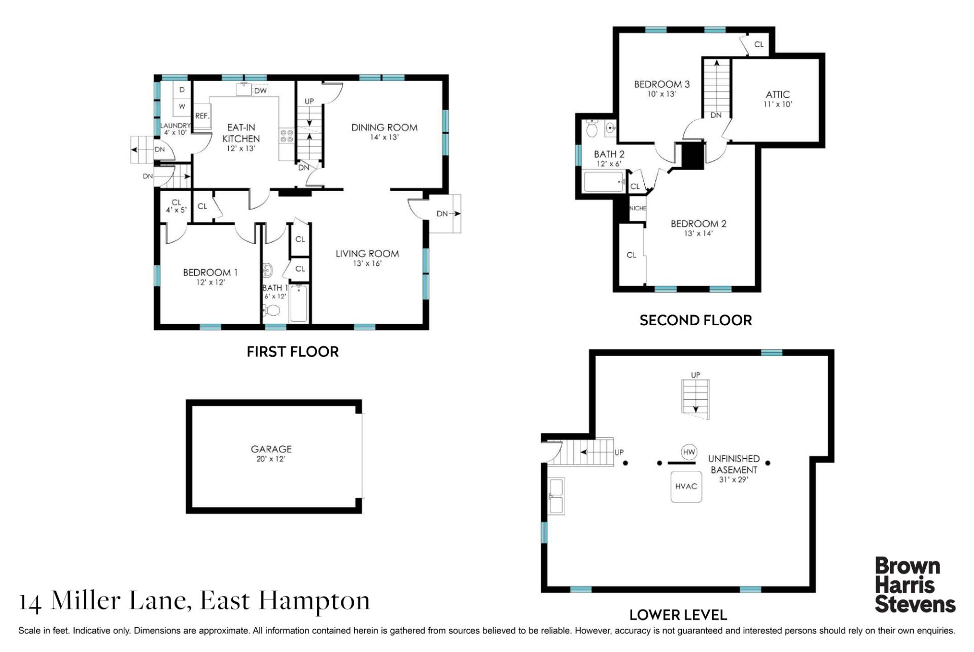 Floorplan for 14 Miller Lane