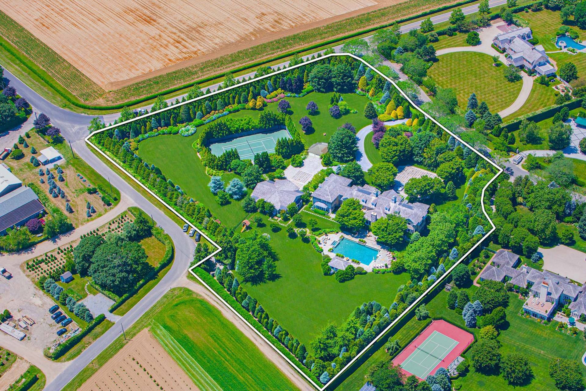 Property for Sale at 14 Fordune Drive, Water Mill, Hamptons, NY - Bedrooms: 13 
Bathrooms: 14.5  - $37,500,000