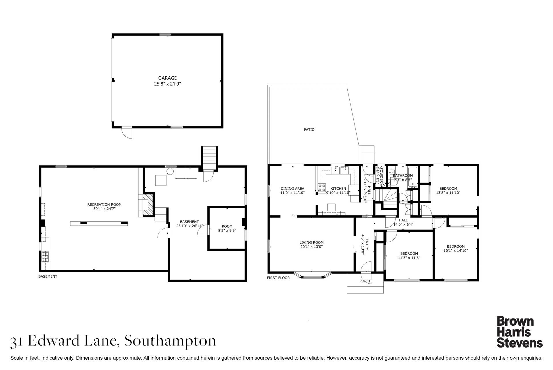 Floorplan for 31 Edward Lane