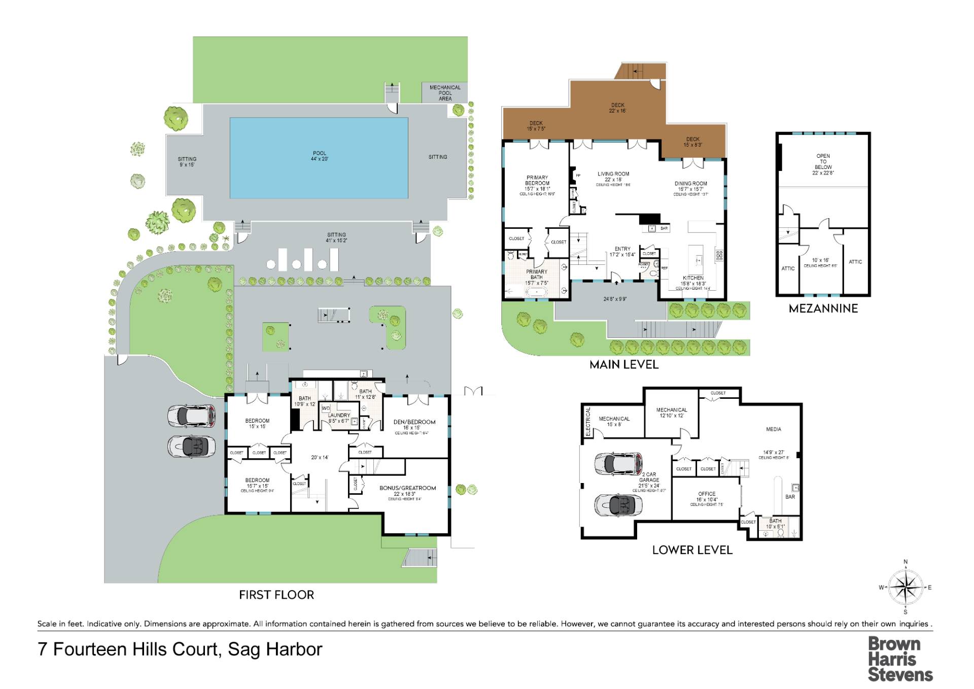 Floorplan for 7 Fourteen Hills Court