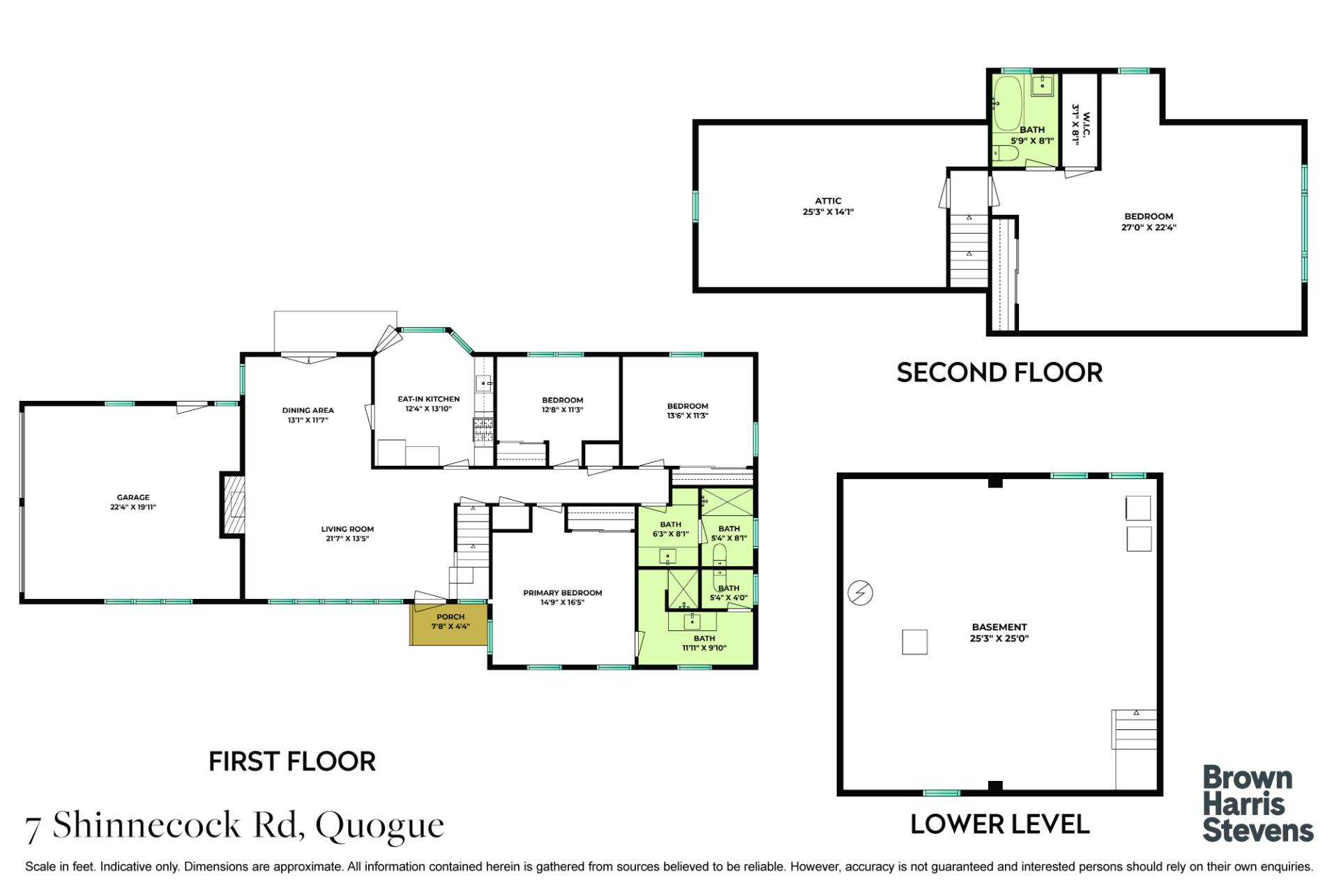 Floorplan for 7 Shinnecock Road