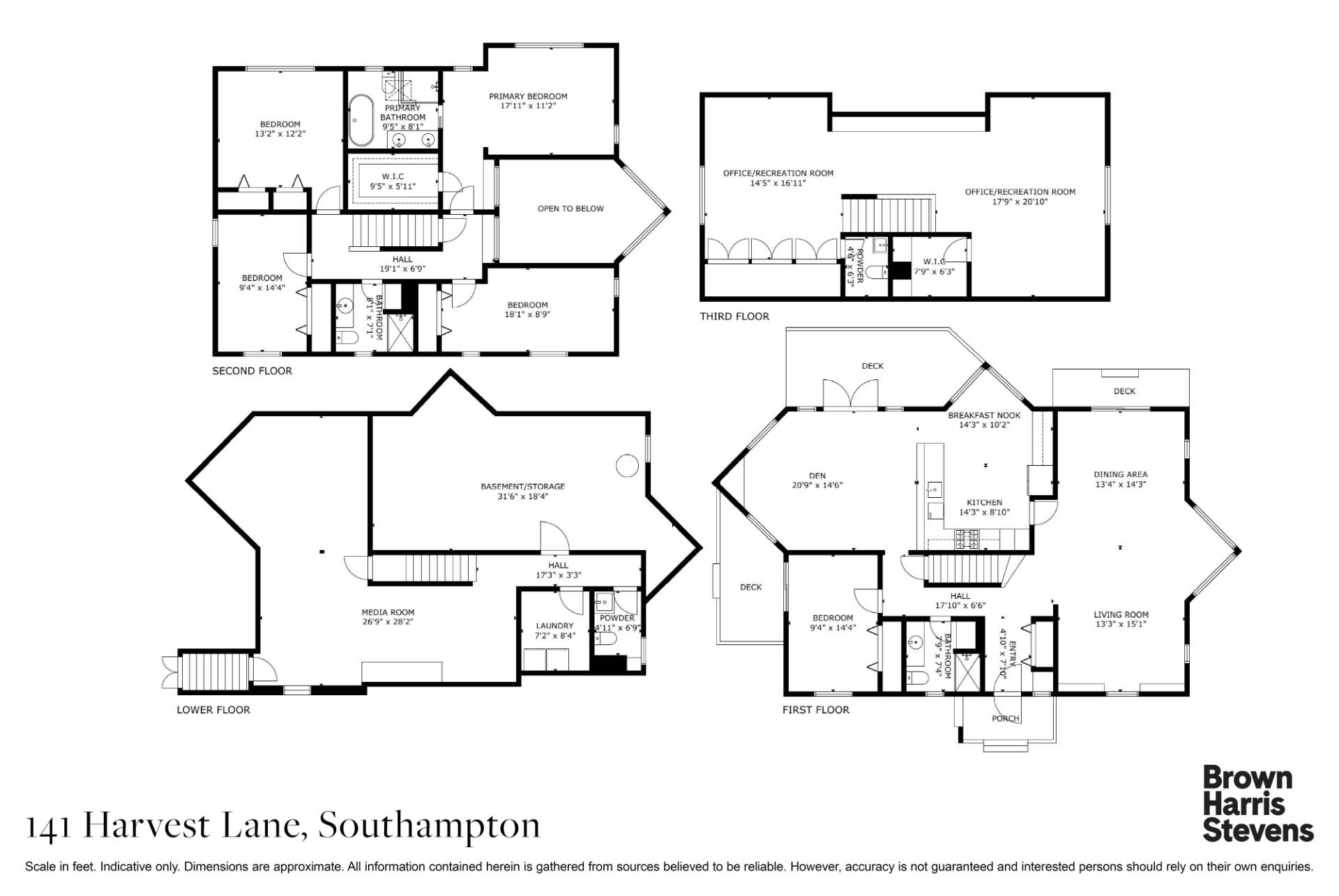 Floorplan for 141 Harvest Lane