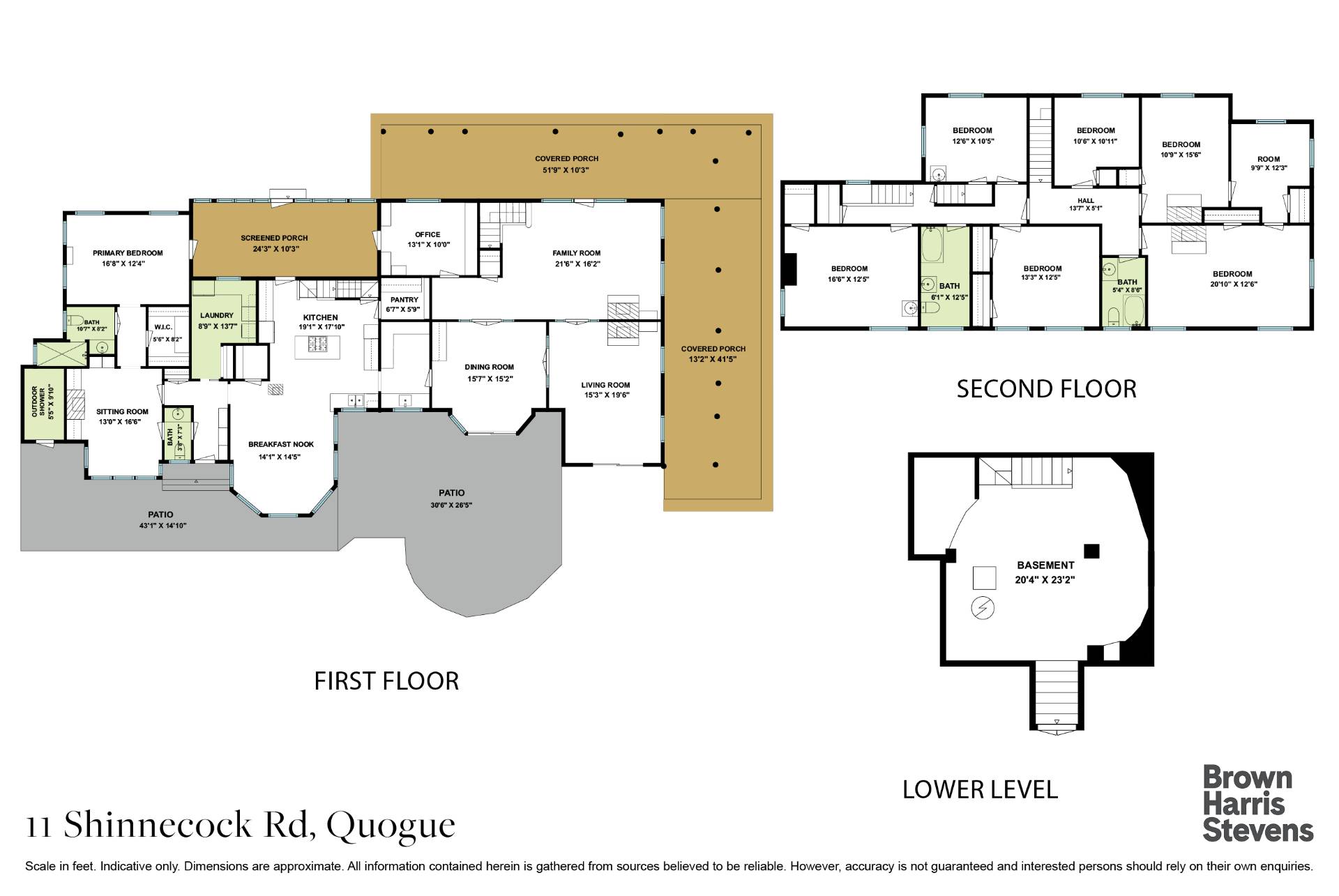 Floorplan for 11 Shinnecock Road