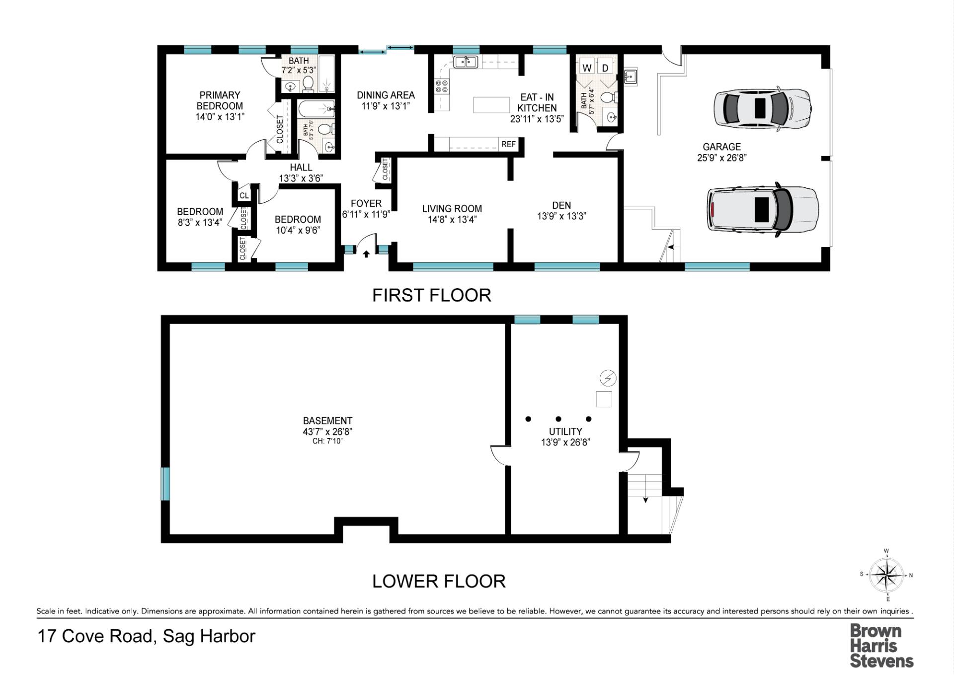 Floorplan for 17   19 Cove View Road