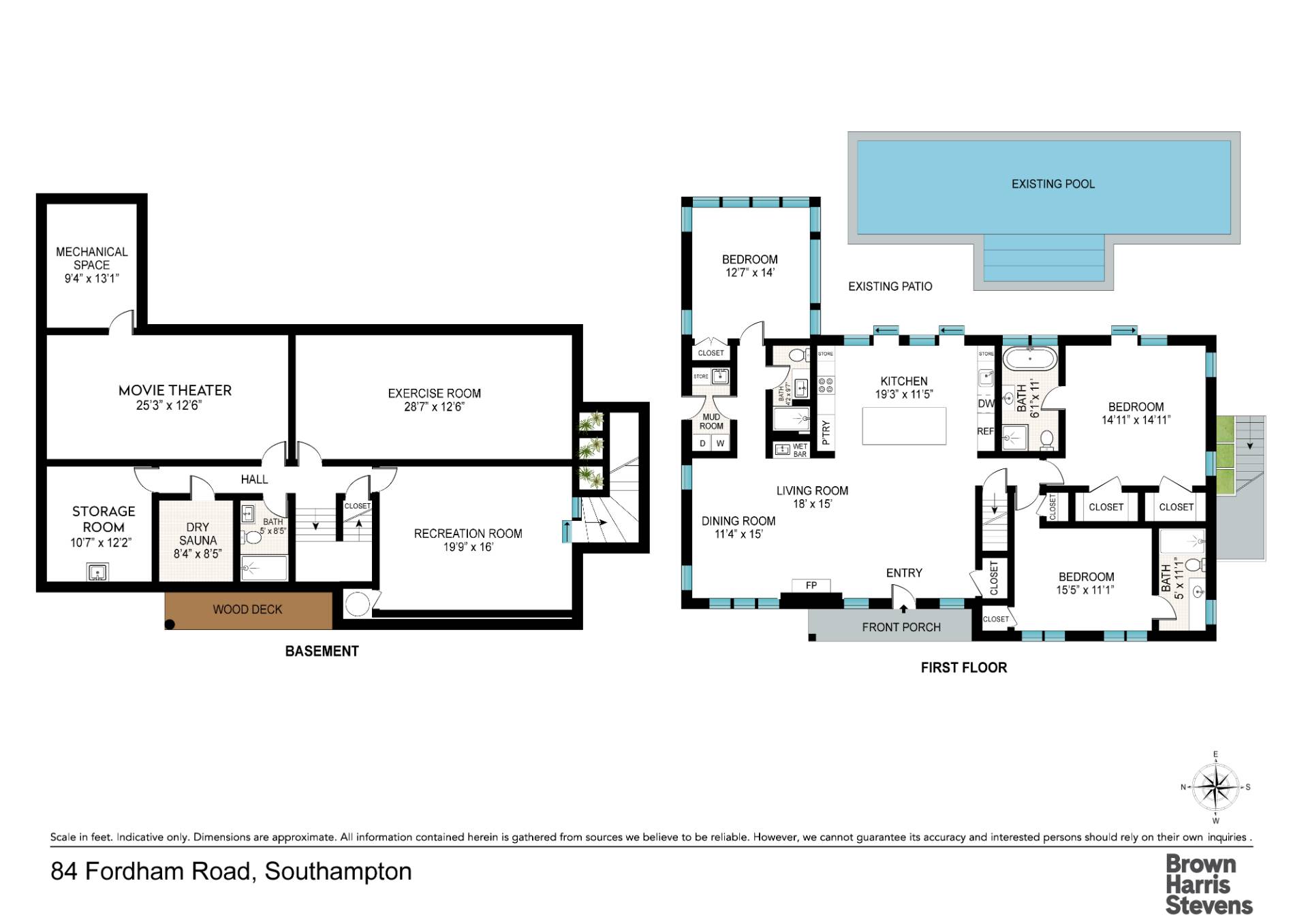 Floorplan for 84 Fordham Road