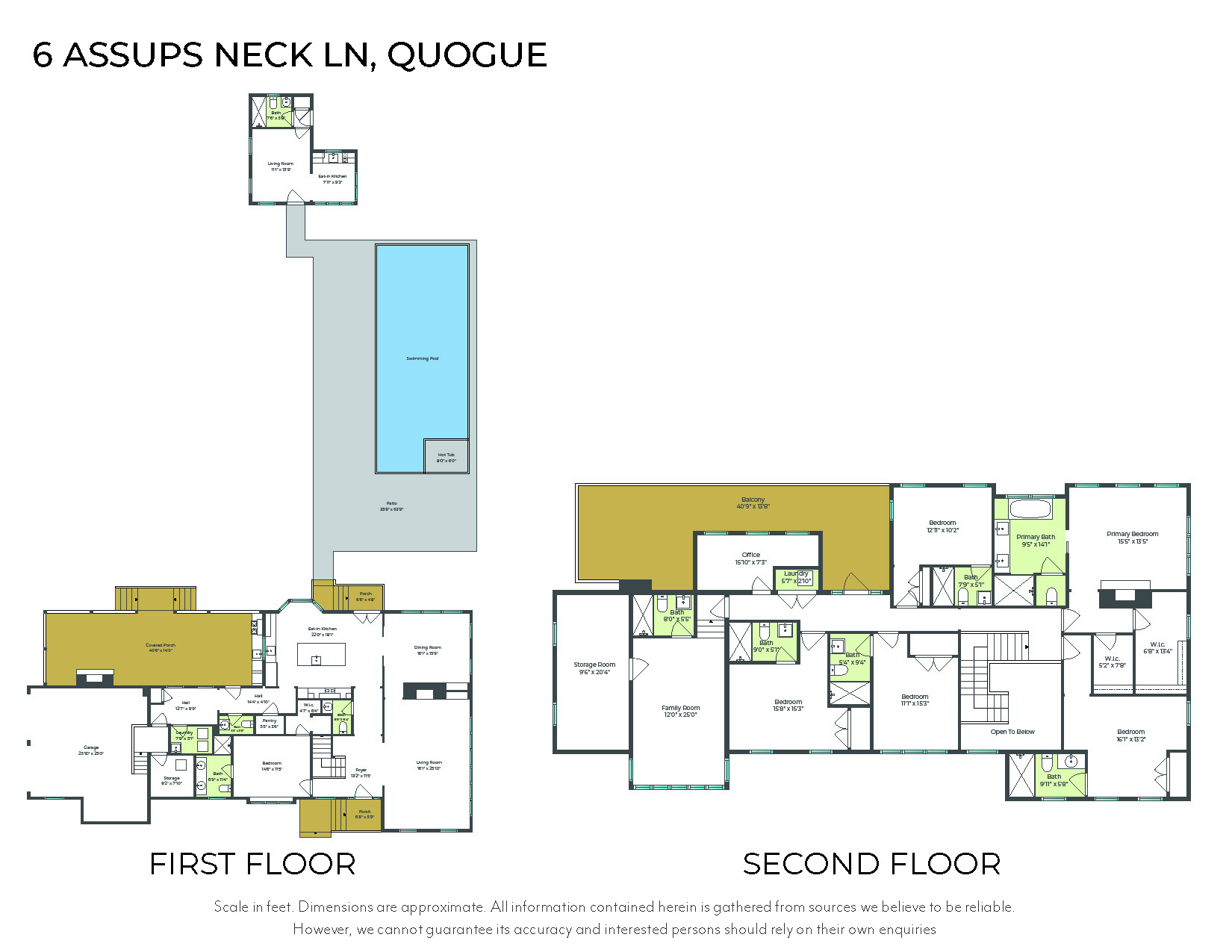 Floorplan for 6 Assups Neck Lane