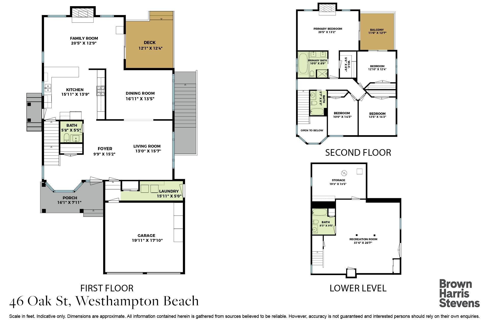 Floorplan for 46 Oak Street