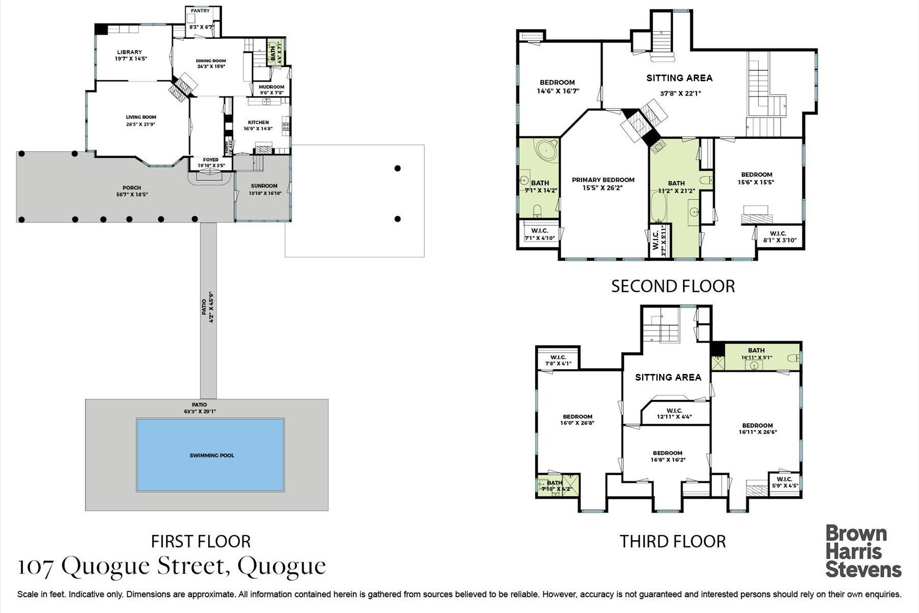 Floorplan for 107 Quogue Street