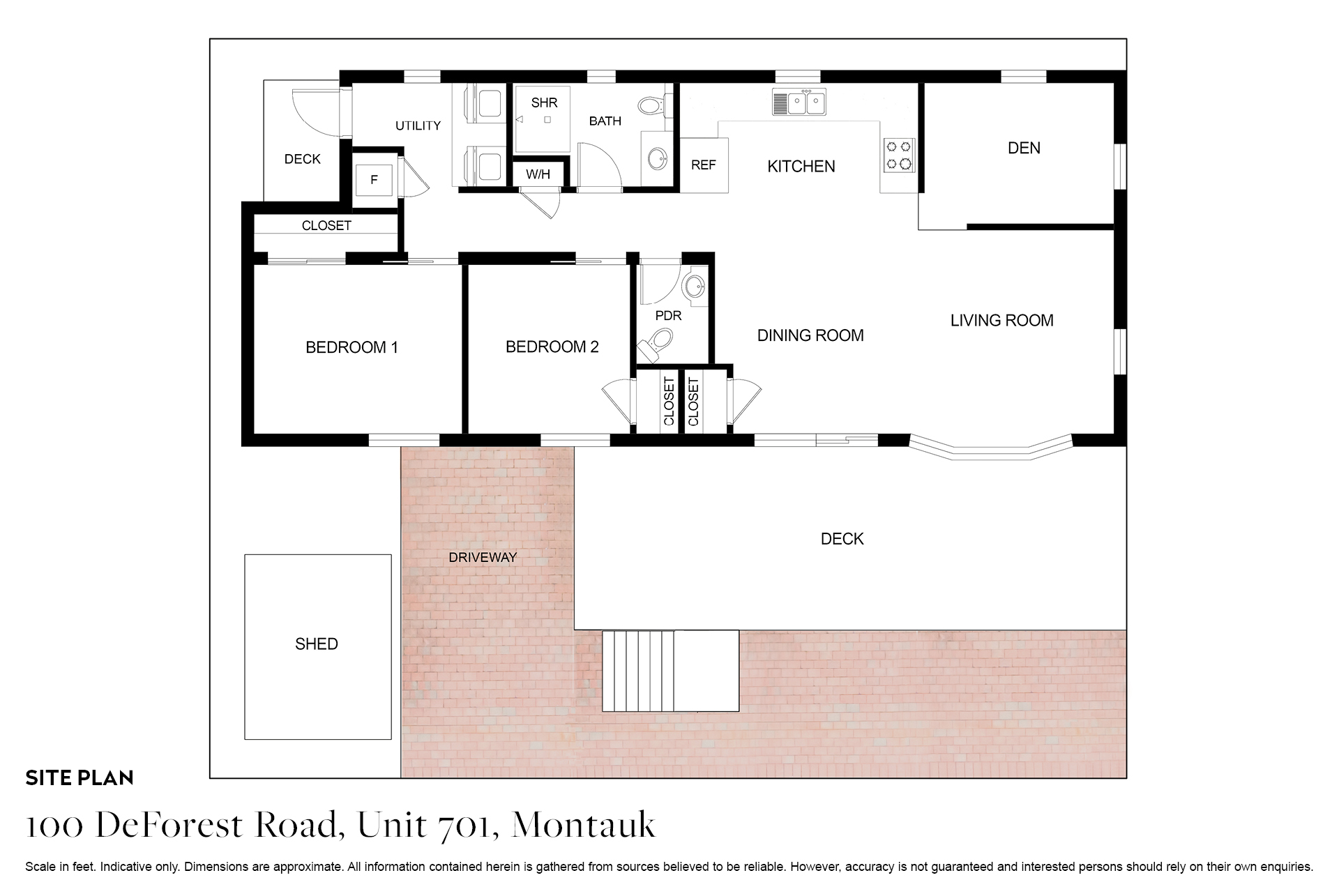 Floorplan for 100 Deforest Road  #701